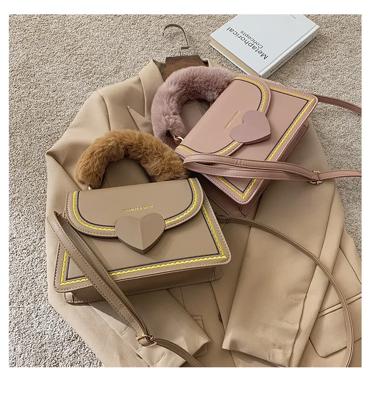 HBP messenger bag handbag handbag designer New design woman bag quality texture fashion fashion shoulder bag Fluff temperament
