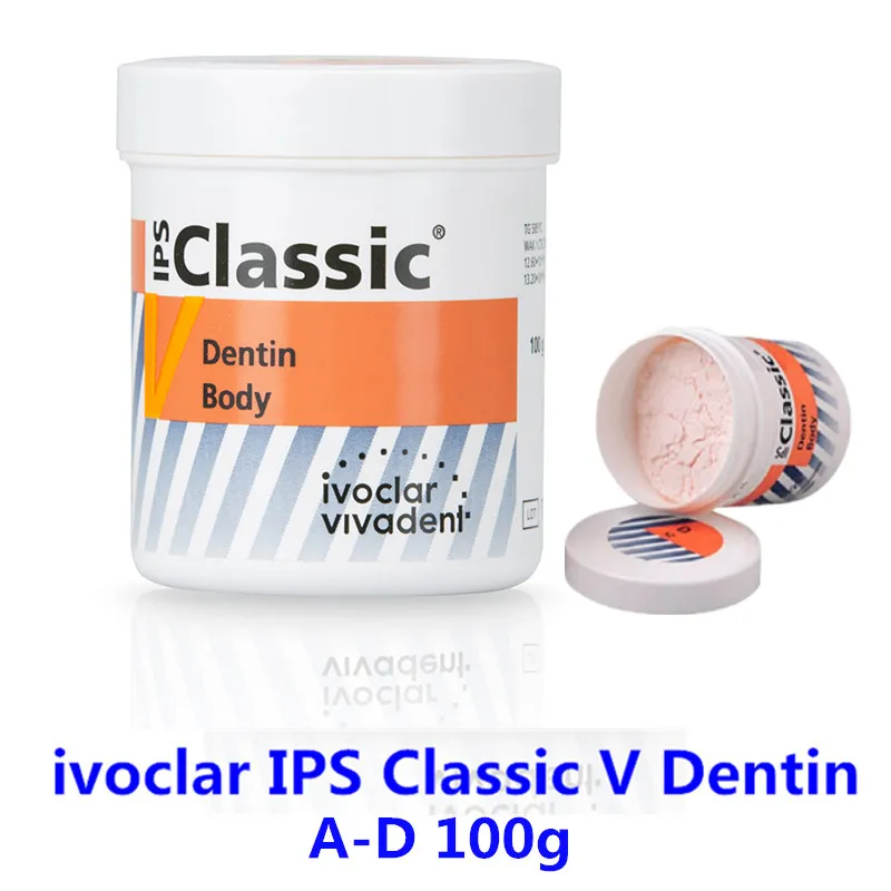 Lvoclar IPS clássico v pó de porcelana dentina a-d -100g