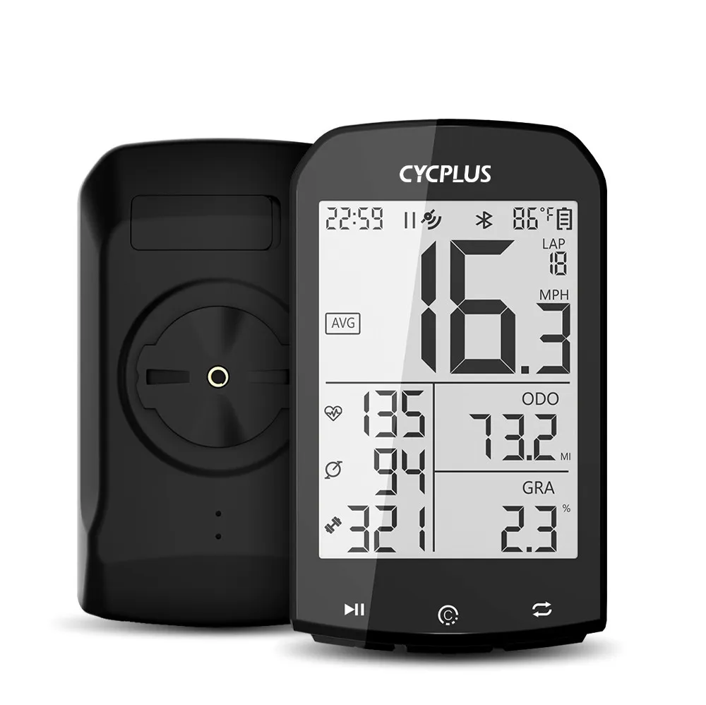 Cycplus M1 GPS Bisiklet Bilgisayar Kilometre Ciclocomputador Aksesuarları Bisiklet Kilometre Sayacı Bluetooth 4.0 Ant + Garmin Wahoo Xoss 201120 için