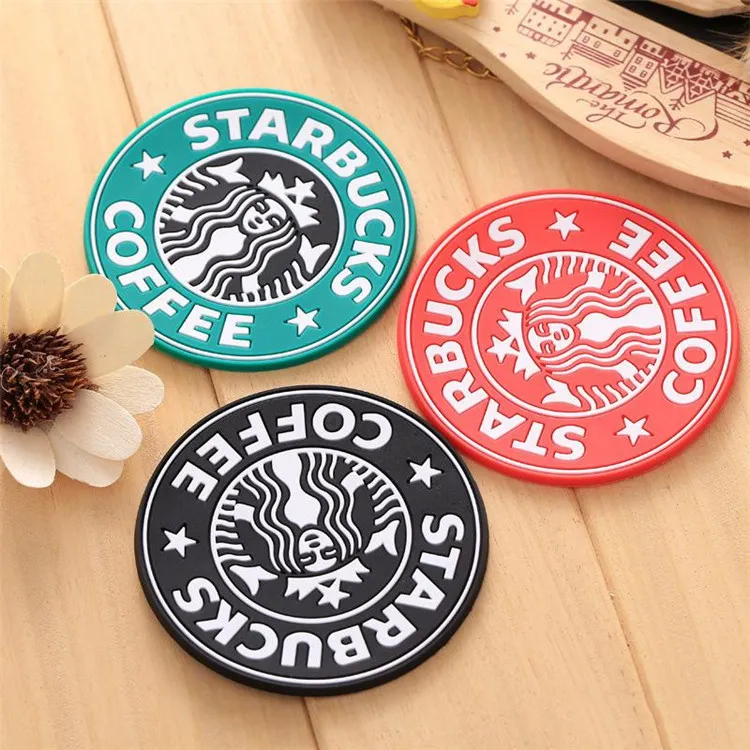 Nya silikonunderlägg Cup Thermo Cushion Holder Table Decoration Starbucks Sea Maid Coffee Coasters Cup Mat