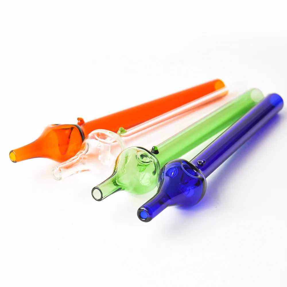 6inches Nectar Straw Nectar Collector taster Glass Smoking Accessories Oil Rigs Bongs glass pipe