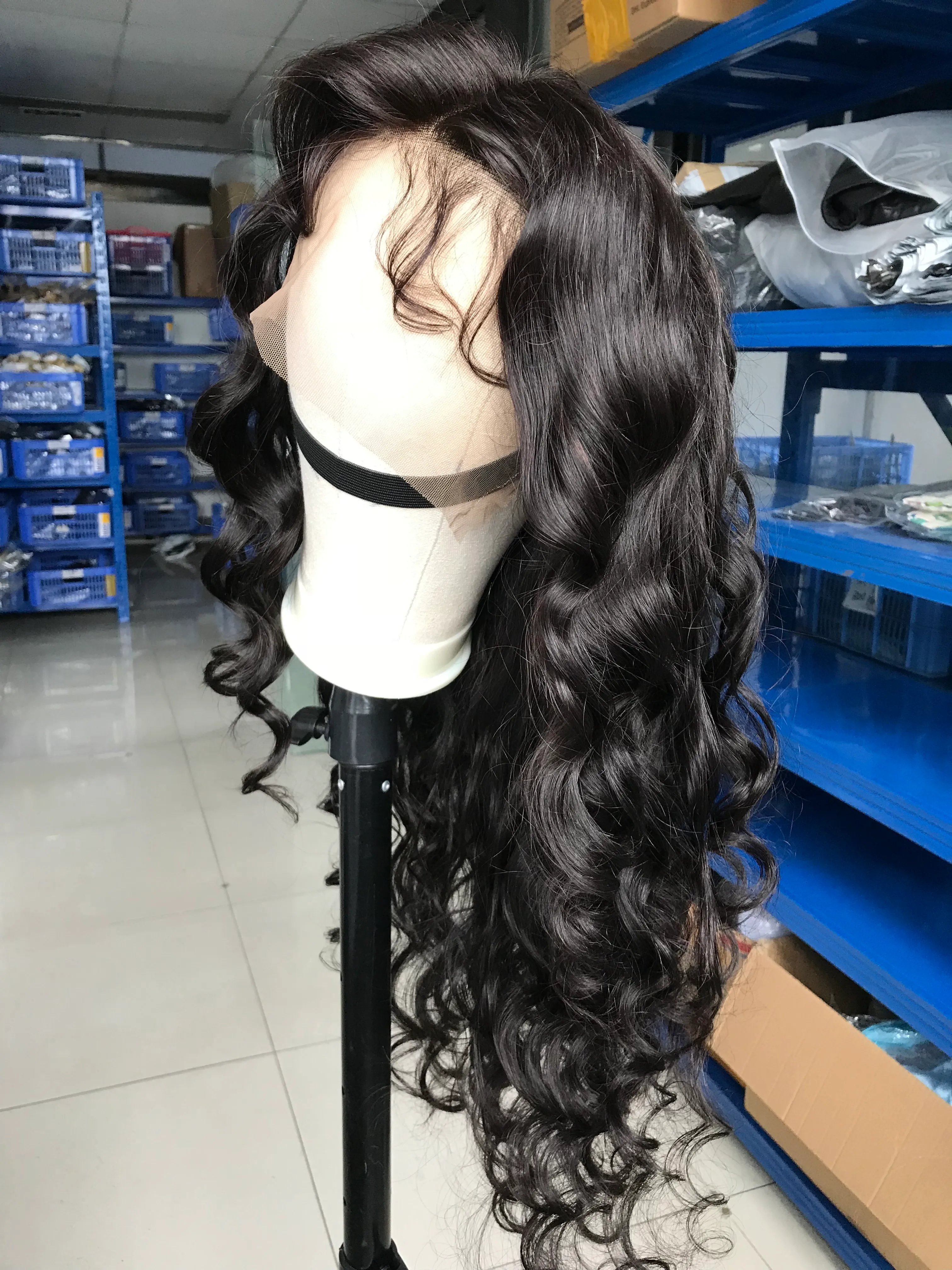 Brazilian Virgin Remy Echthaar-Verschluss | 10x10 Cm, Lace, Mittelbraun | Handgebunden, Für Natürlichen Look