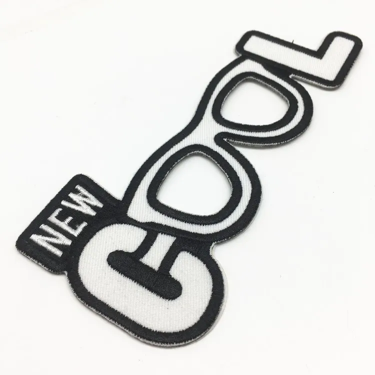 embroidered patches custom embroidery patch design 100pcs notions hollow out with iron on backing