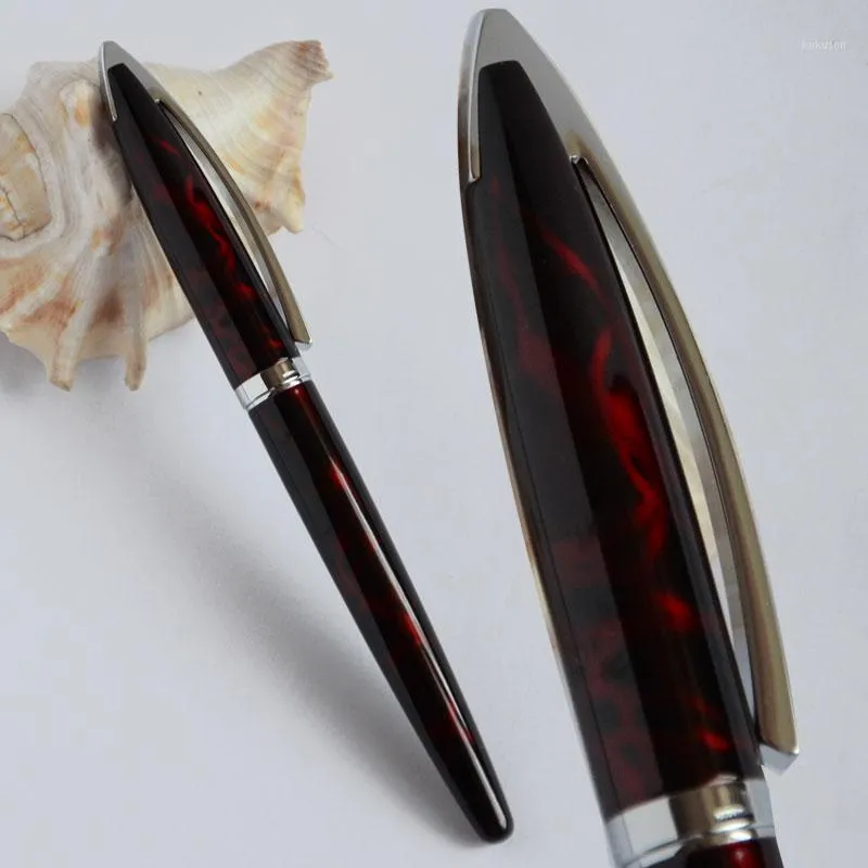 Fountain Pen Fine Nib 2020 جديد Jinhao 156 النبيذ الأنيق والأسود الأزرق الرخام رمادي أخضر أسود بني 7 ألوان للاختيار Office1