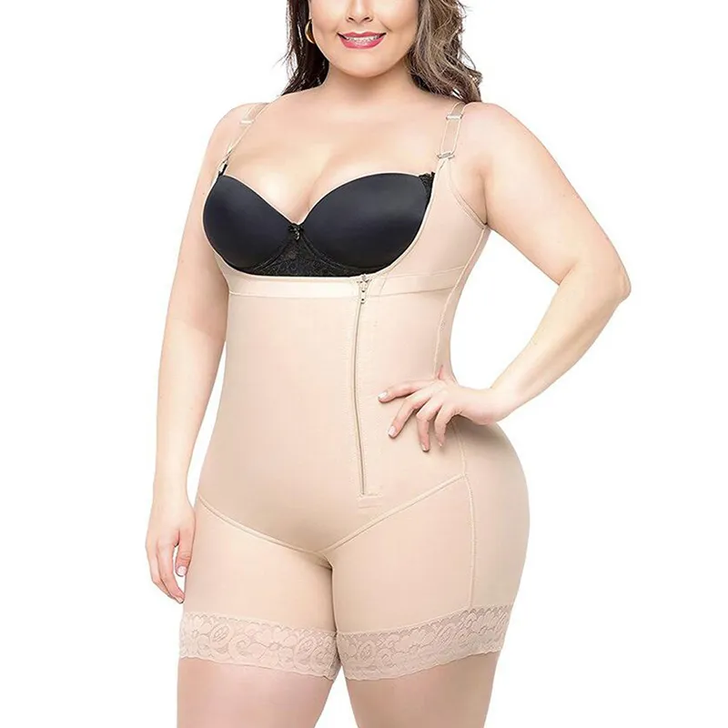 Burvogue Plus Size Plus Size Tummy Shaper With Tummy Control And Butt  Lifter Modeling Strap Slimming Bodysuit For Women T200707 From Luo04,  $23.78