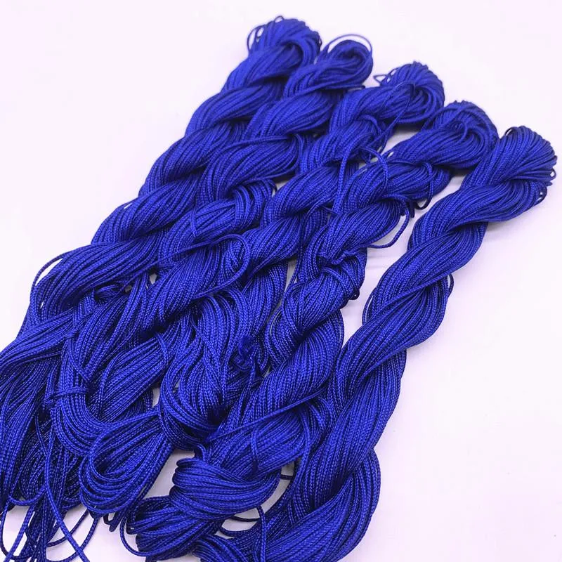 20yards 1.0mm Nylon Cord Thread Chinese Knot Macrame Rattai Braided String For Jewelry Making Diy Tassels Beading For Shamballa H jllvLe