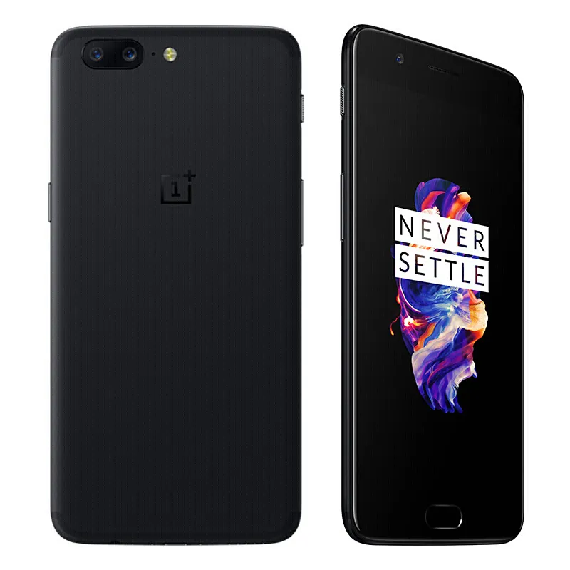 Oryginalny OnePlus 5 4G LTE Telefon komórkowy 6 GB RAM 64 GB ROM Snapdragon 835 OCTA Core android 5.5 cali 20.0mp NFC Fingerprint ID Smart Telefon komórkowy