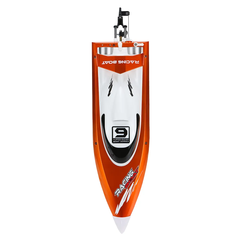 RC Speedboat FT009 2.4G 4CH Su Soğutma Sistemi Kendiliğinden Sağlık 30 KM / H Yüksek Hızlı Yarış RC Tekne Gemi Uzaktan Kumanda Oyuncaklar Modeli