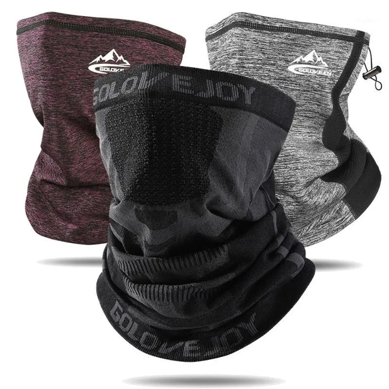 Utomhus Vinter Cykling Mask Hög Stretch Värme Tyg Andas Mesh Vindtät Mjuka Bekväma Non-Ball Riding Caps Masks