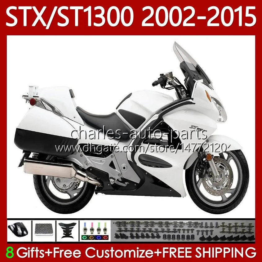 HONDA ST1300 Pan European Bodywork Gloss White Fairing No.11 For