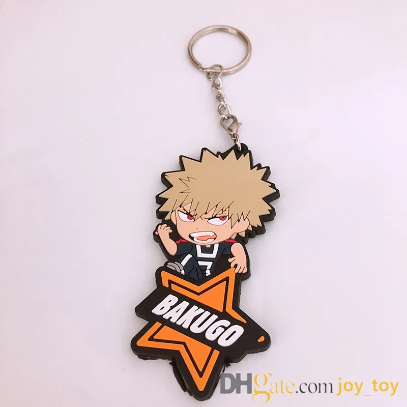 My Hero Academia Keychain Figures Toys Alloy Izuku Tenya Iida Tomura Shigaraki Japanese Anime Cosplay Keychain Key Ring for kids gift