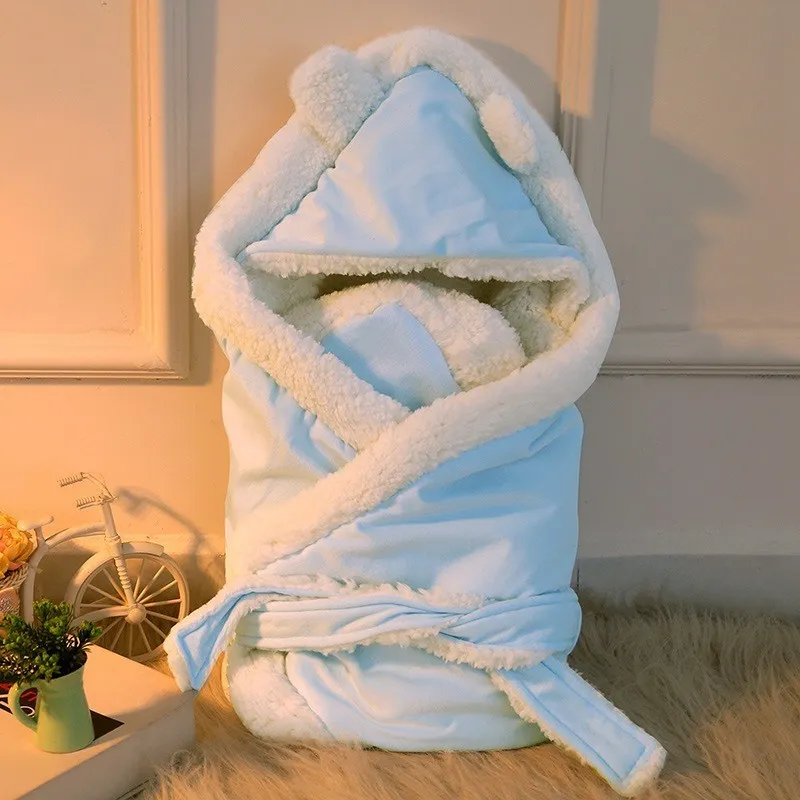 CROAL CHERIE Baby Blanket & Swaddling Newborn Soft Fleece Sofa Blanket Solid Bedding Set Cotton Quilt Kids Stroller Blankets (7)