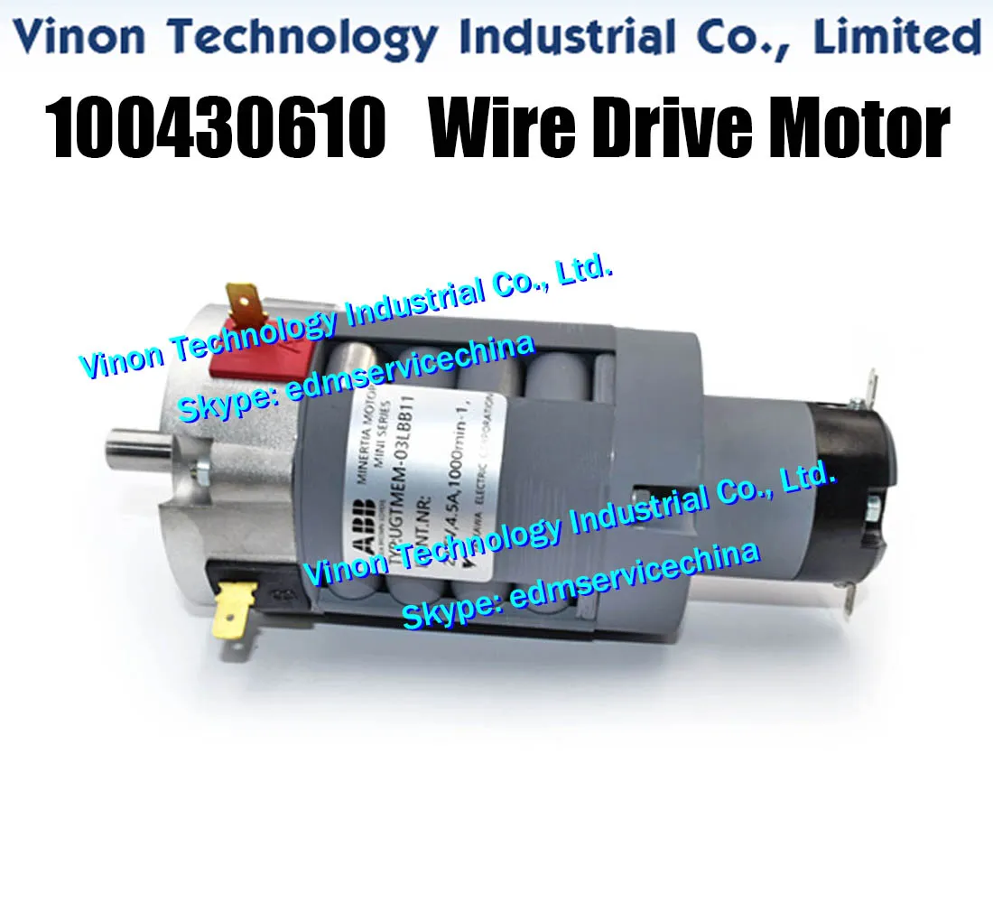 Charmilles 100430610 silnik napędowy ABB drut 22.5v / 4.5A / 1000min-1 dla serii Robofil 240,440,31000.500. C670 DC Servo Silnik 100.430.610, 430.610