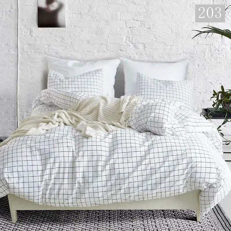 Conjuntos de cama Rússia Europa Rainha King Single Double Tamanho Luxo Duvet Set para 90/160/200 cama de roupa de cama de roupa de cama Lattice 201114