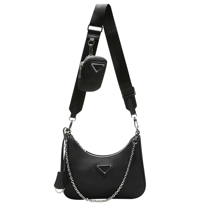 Son and Mother Bag 2020 New Womens Bag Underarm Bag Three-in-One Nylon Hobo Chain Shoulder Messenger Fashion