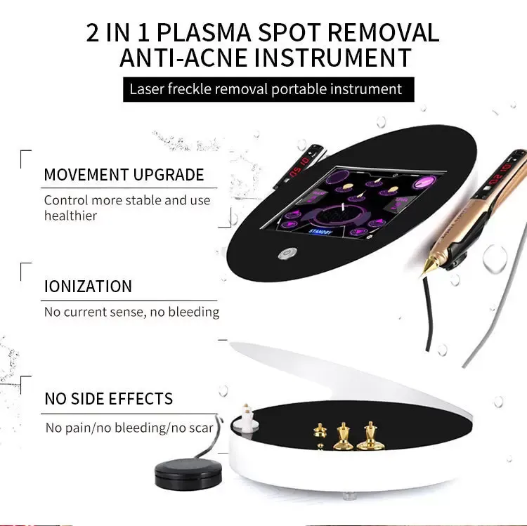 Profesyonel Güzellik Cilt Sıkma Bakım Ekipmanları Plazma Ozon Kalem Göz Asansör Makinesi Etiketi Remover Tedavi Jet Plazma Yüz Anti Kırışıklık Akne Cihazı Satmak için