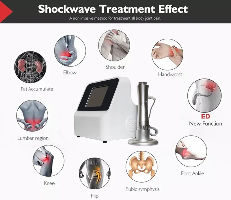 Effective Acoustic Shock Wave Zimmer Shockwave Therapy Machine Function
