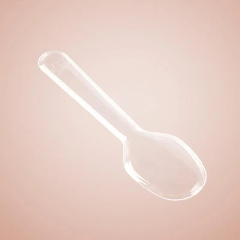 Mini cucharas para postres – Paquete a granel de 200 mini cucharas de  postre doradas – Cucharas desechables de plástico de 4.5 pulgadas – Aspecto  de