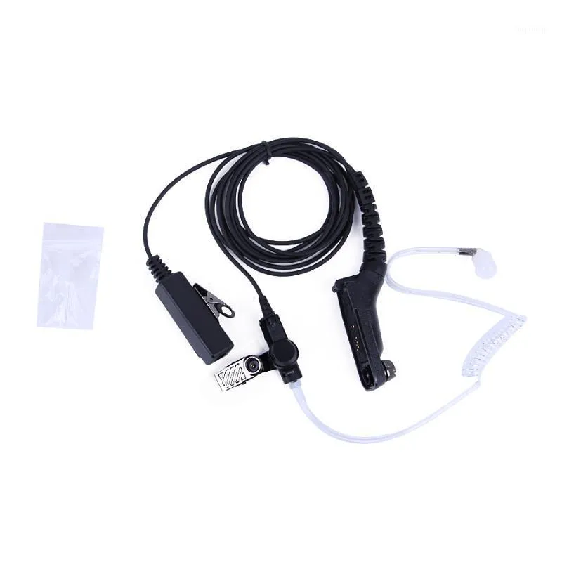 Grand casque PMic, écouteur à Tube acoustique, pour Motorola DP4800 DP4801 XPR6550 DGP4150 P8268 APX6000 APX8000 talkie-walkie, etc.1