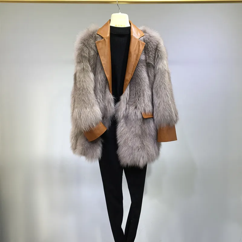 Kristen blake faux on sale fur quilted jacket
