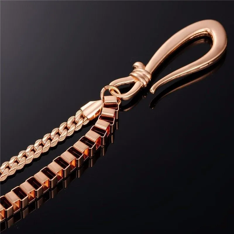 2017 Hiphop Punk Rock Waist Accessory 2 Layer Gold Foxtail
