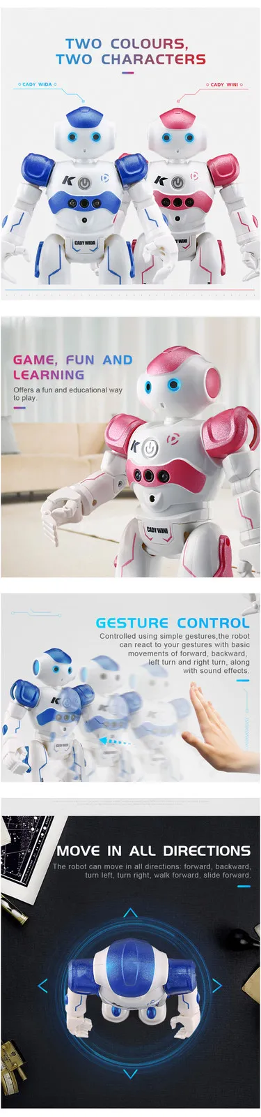 LJ201105 Purple RC Robot Toy Intelligent... From Jiao08, $22.66 ...