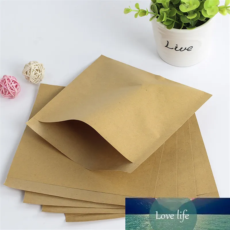 100pcs Brown Kraft Paper Bags Bread Fries Oil proof Food Packing Bag Party Fast Food Wrap Bag Bar Restaurant Supplies