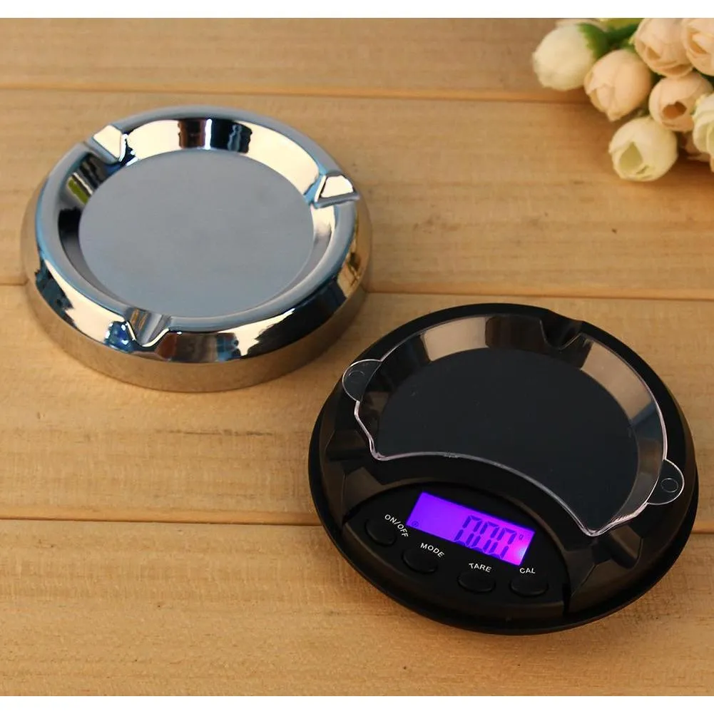 200g Portable Ashtray Digital Scale 0.01g Electronic Pocket Scales For Gold Silver Jewelry Scale High Precis