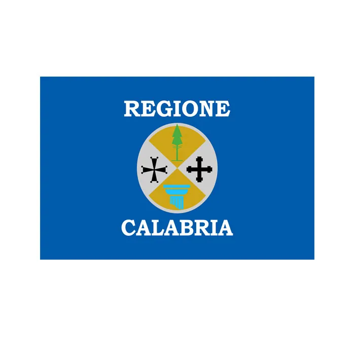 Calabria Flag 3x5 قدم مزدوجة خياطة راية 90x150 سنتيمتر حزب هدية 100D البوليستر المطبوعة حار بيع!