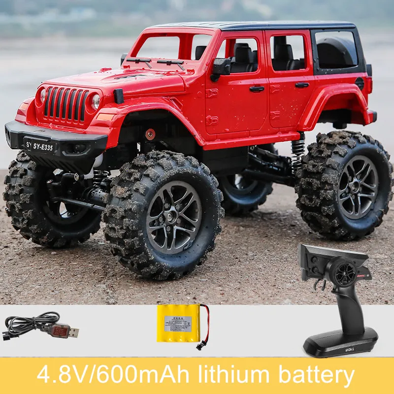 JTY Toys RC Truck 4WD 1:14 Wrangler Telecomando Modello di veicolo fuoristrada Radio impermeabile Camion RC Buggy Giocattolo per bambini