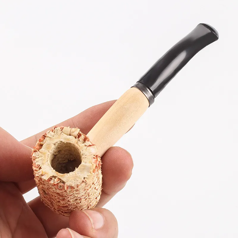 Hot Selling Creative Smoking Corncob Pipes Portable Straight Bend Type Large Pipe for Guest Reception Fast Shipping