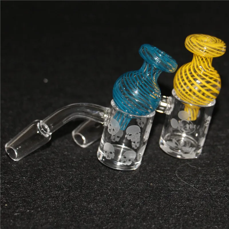 Sigara Kuvars Banger Tırnak Ile İplik Carb Cap Kadın Erkek 10mm 14mm 18mm Cam Bongs