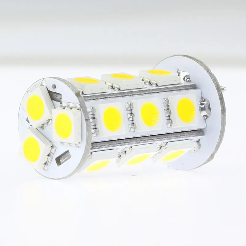 G6.35 Lampa żarówki LED 18LED 5050SMD 12V 24 V 3W 30W 35W Wymiana halogenowa Ściemniana Super Jasne łodzie Statki samochodowe Camper