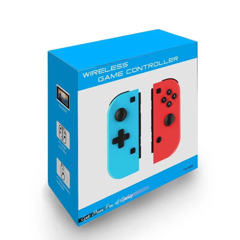 Trådlös Bluetooth GamePad Controller för Nintendo Switch Console Gamepads Controllers Joystick Spel som Joy-Con med Retail Box