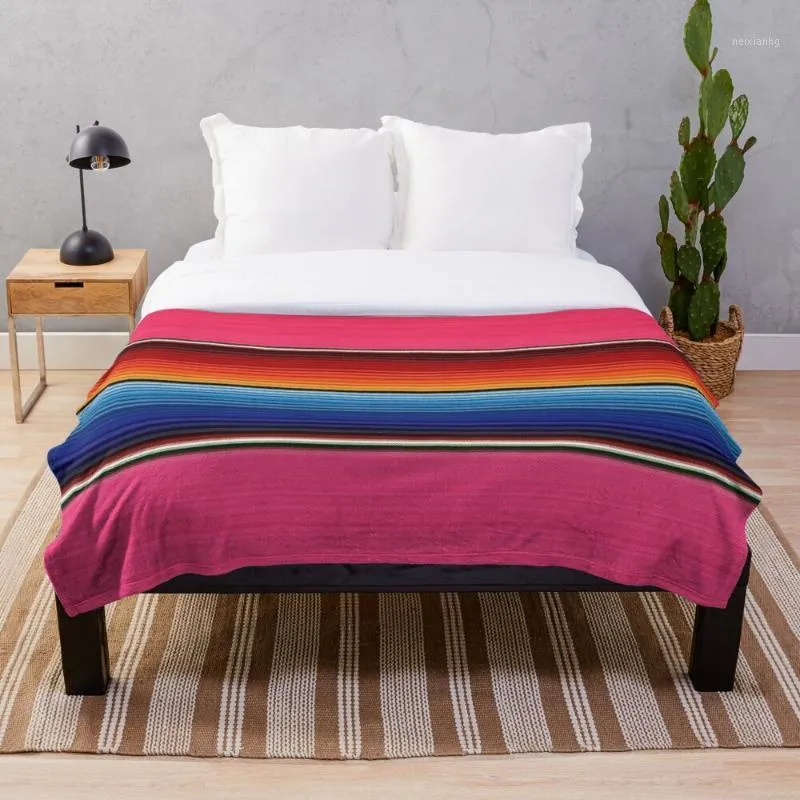 Filtar mjuk filt för säng sherpa flanell fleece hem resor soffa kast mexikansk poncho bakgrund1