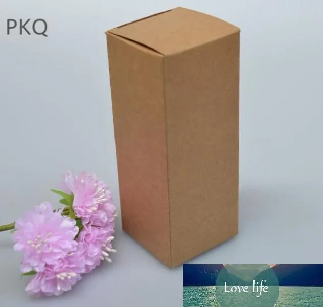 Kraft Paper Essential Oil Packaging Box Cosmetic Packaging Box Brown ...