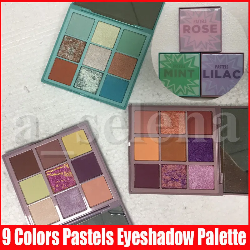 Eyeshadow Palettes Shimmer Matte Glitter Pigment Mini Pastels Rose Mint