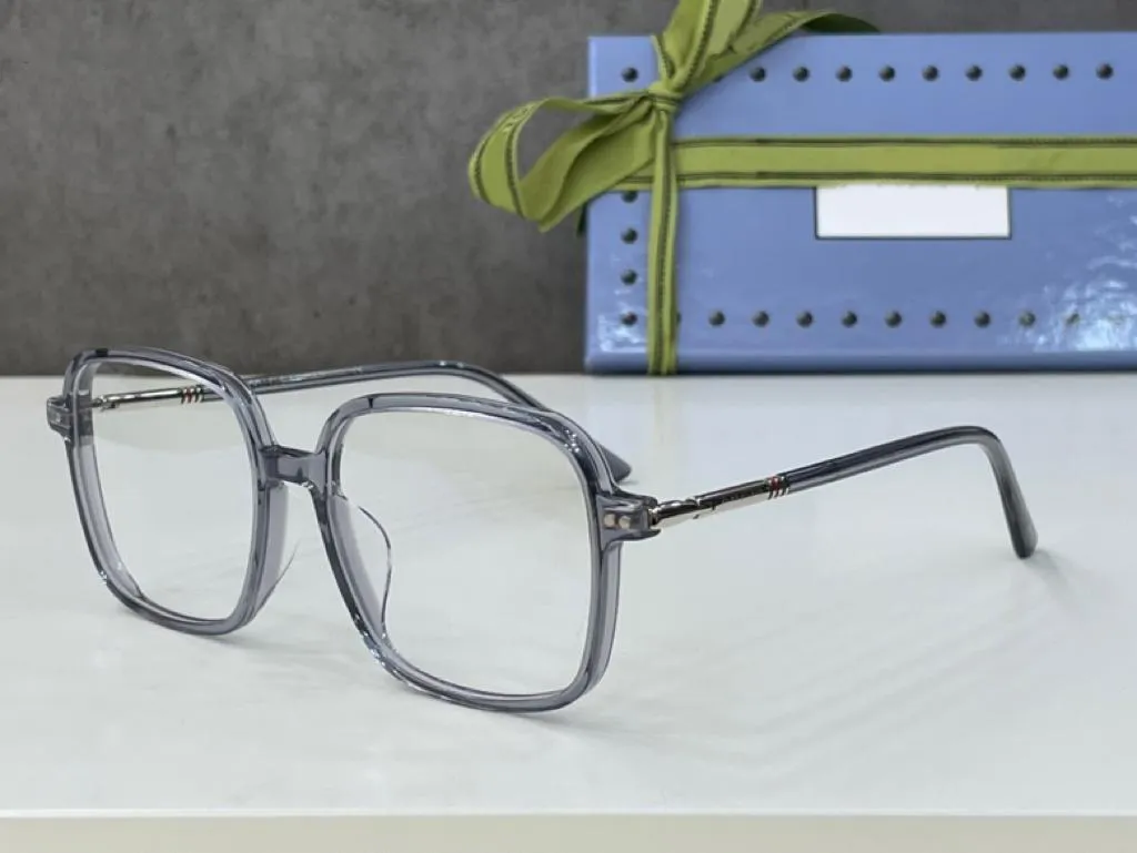 Optical Eyeglasses For Men Women Retro 0829 Style Anti-Blue Light Lens Plate Square Full Frame With Box277E