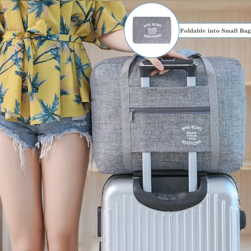 Taşınabilir Oxford Rahat Seyahat Çantaları Giysi İç Çamaşırı Bavul Organizatör Ev Depolama Dolap Fermuar Kılıfı Aksesuarları Malzemeleri Y200714