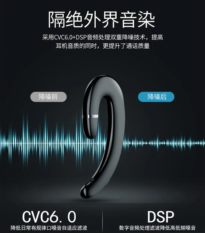 مصنع Direct A50 سماعات الرأس الخارجية نماذج متفجرة نماذج Bluetooth Wireless 5.0 عظم العظم لا يدخل الأذن لتطبيق Apple Huawei جديد