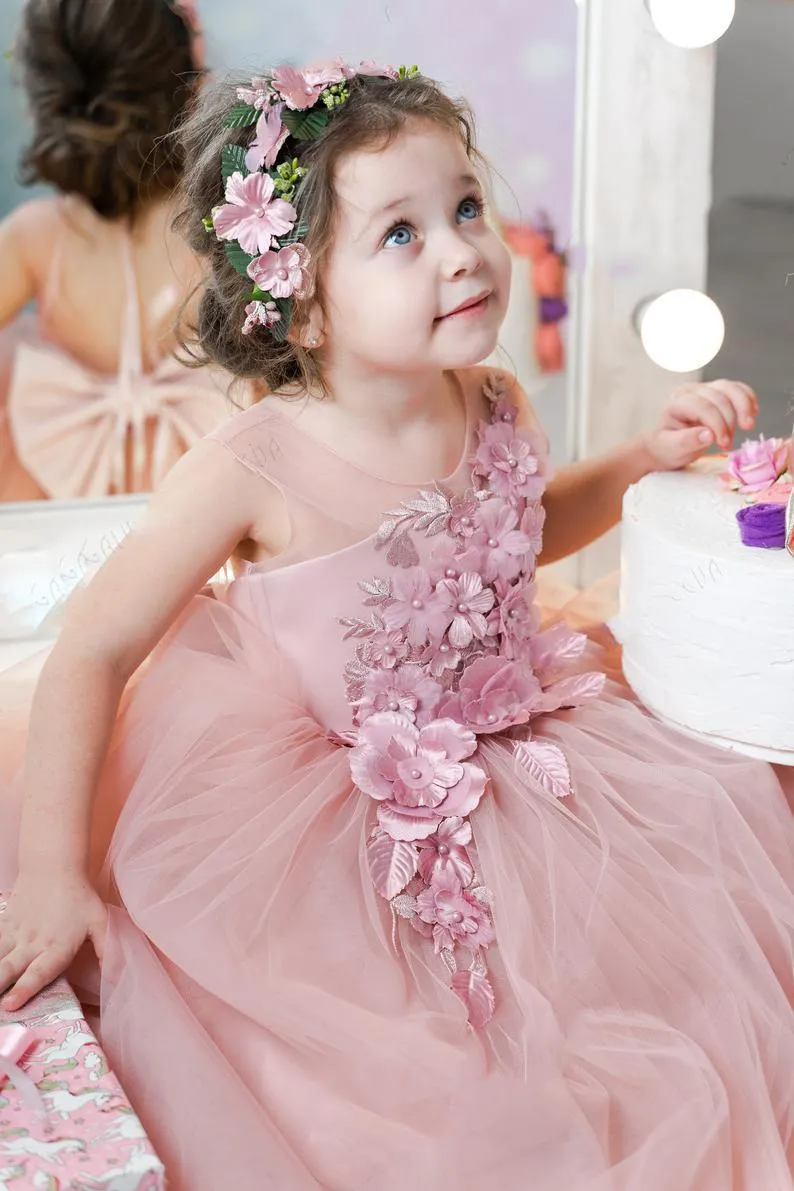 2020 Lindos Vestidos De Ni a De Las Flores Para La Boda Joya