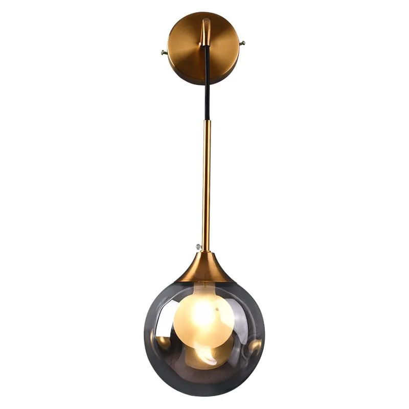 Lyxig guld badrum vägglampa loft dekorativa utomhus vägg ljus trappor LED ljus muur lampen lampa för vardagsrum ab50wl