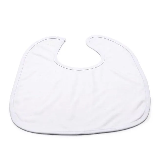 Dye sublimation transfer single side bibs Kitchen Tools polyester and one-side cotton baby bib saliva towel