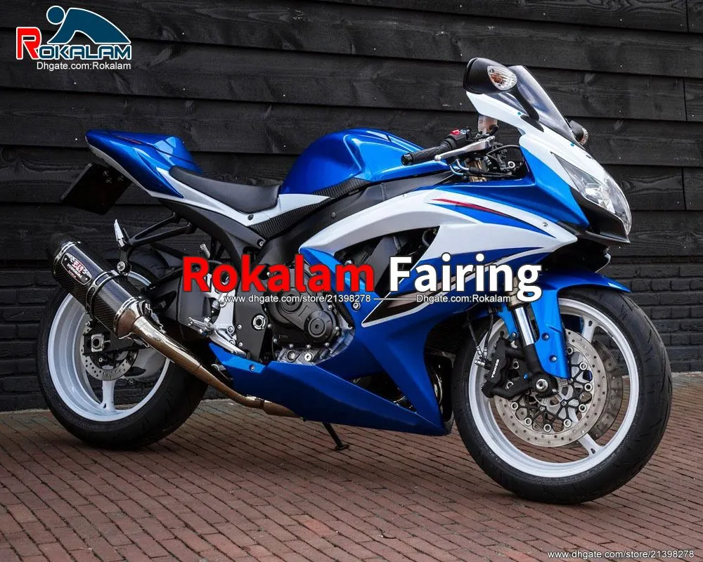 Suzuki GSX-R600 GSXR600 GSX-R750 GSXR750 08 09 10 K8 페어링 바디 키트 GSXR 600 2008-2010 선체 (사출 성형)