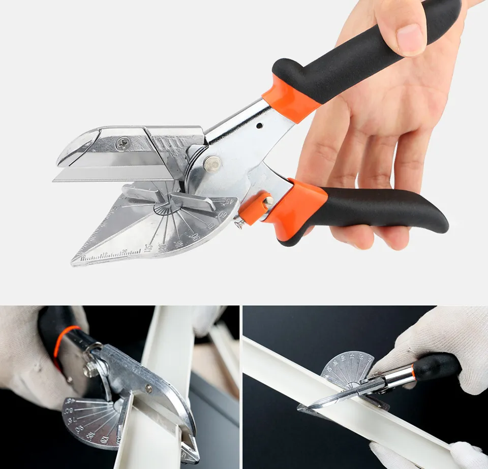 Channeling Scissors Y200321 Multifunctional Edge Angle Shear Scissors For Plumbing 45/90 ...