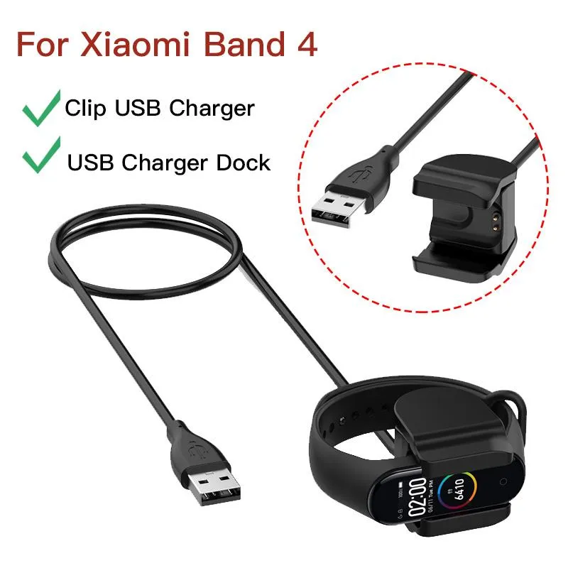 For Xiaomi Mi Band 4 Charger Cable Smart Wristband Charging Wire For Miband 4 Smart watch Charging Cord Adapter Wire