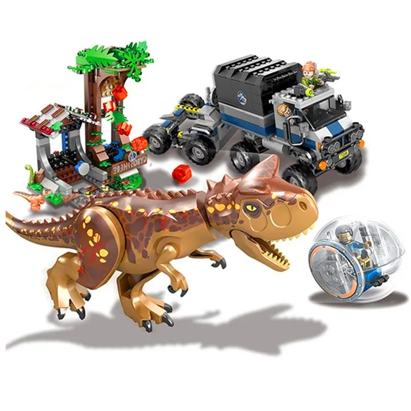 Bela 10926 Jurassic World Carnotaurus Gyrosphere Dinosaur Building