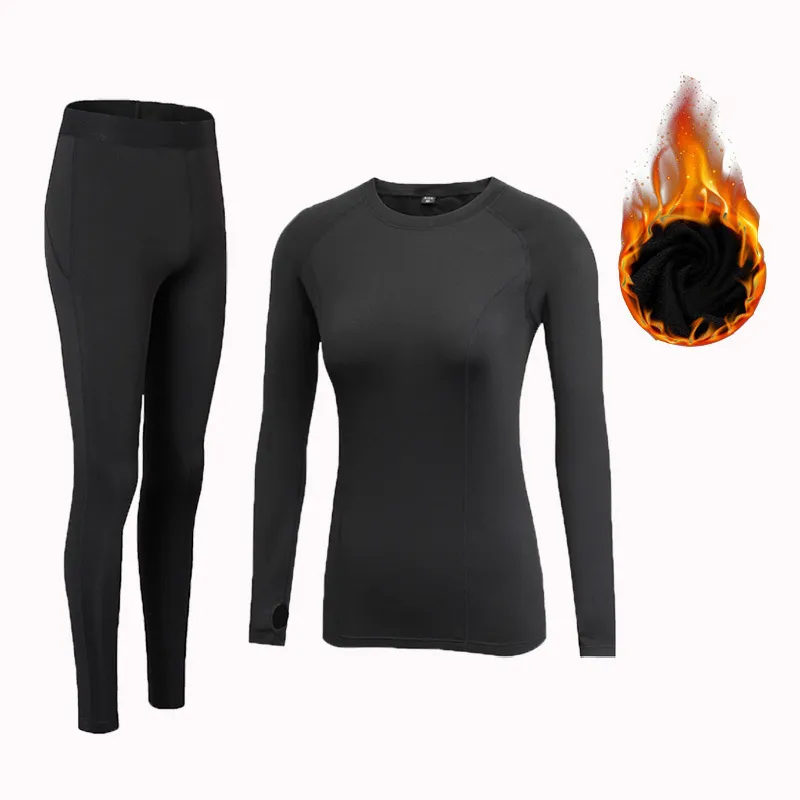 Fanceey Womens Plus Velvet Long Johns Thermal Top And Leggings Set Second  Skin Winter Thermal Clothing 201113 From Mu02, $20.06
