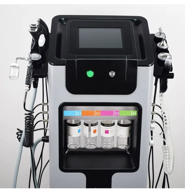 Nieuwe Multifunctionele Hydra Facial Dermabrasie Huidreiniging Hydrofacial Gezicht Microdermabrasie Waterstraal Zuurstof Schoonheidsmachine