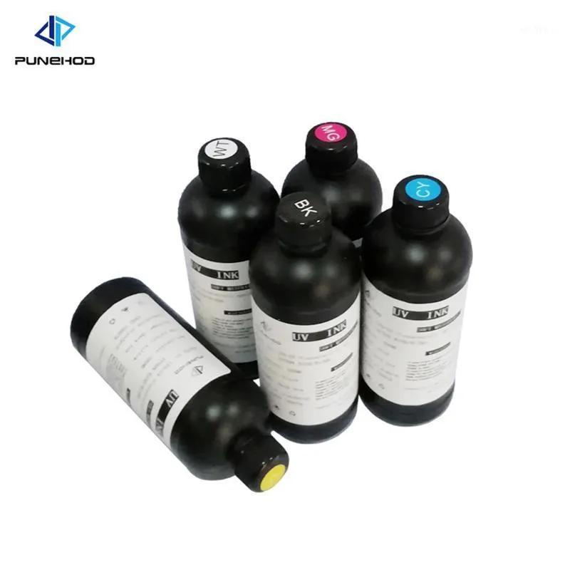 Printers 1000 ml/set LED UV grafische inkt voor R1390 L800 R330 DX5 DX7 Printer All Flatbed Printer1